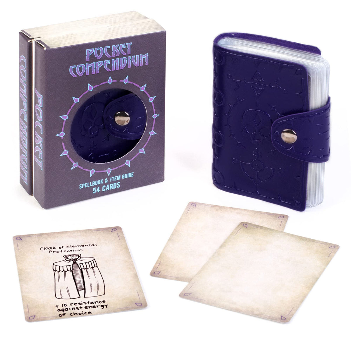 Stratagem Pocket Compendium spellbook holder closed for portable spellkeeping.