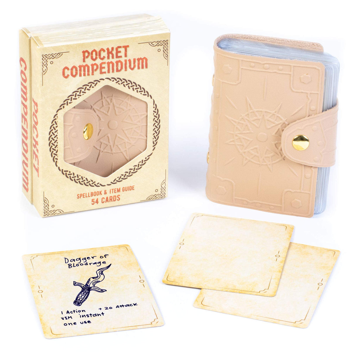 Stratagem Pocket Compendium Spellbook Holder keeps your spell notes organized for quick reference.