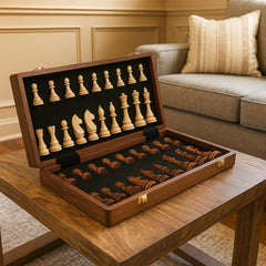 Strategyify travel-ready chess set designed for backpacks and cafes