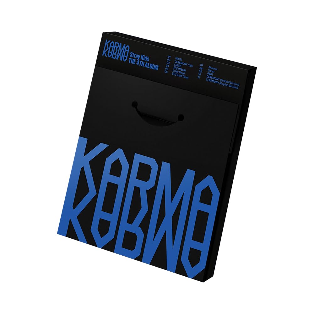 Stray Kids KARMA Compact envelope cover showcases premium packaging for collectors.