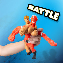 Stretch Armstrong no-batteries-needed design invites unplugged fun.