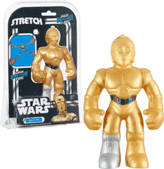 STRETCH ARMSTRONG Star Wars C-3PO toy front view for imaginative play and collectibility.