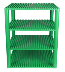 Strictly Briks green baseplate suitable as a tabletop play surface
