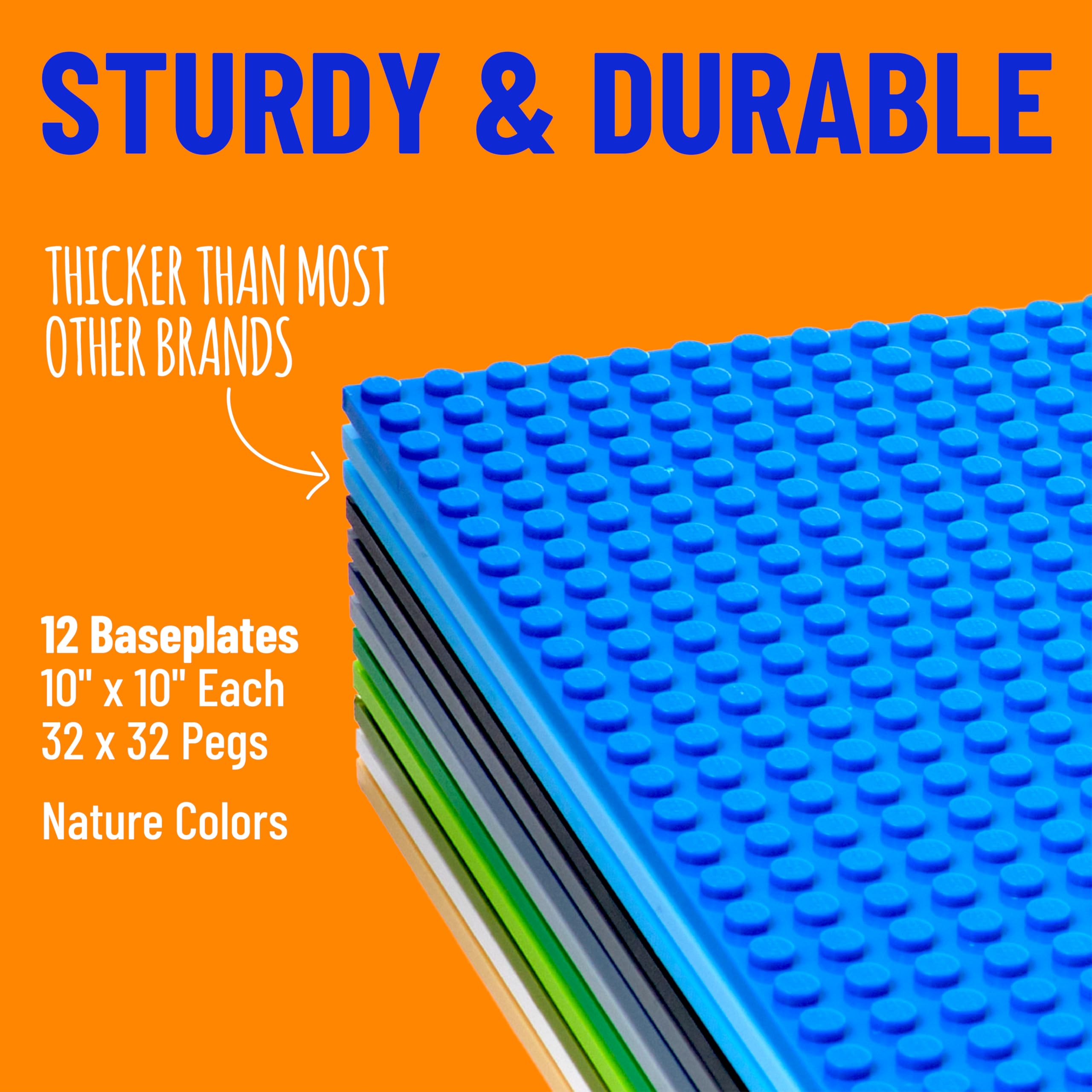 Strictly Briks baseplates 32x32 studs collection for expansive display layouts.