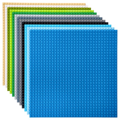 Strictly Briks stackable baseplates 10x10 pack for sturdy city-building indoors.