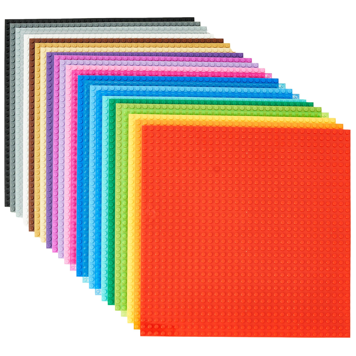 Strictly Briks stackable baseplates collection for mixed-brand city builds.