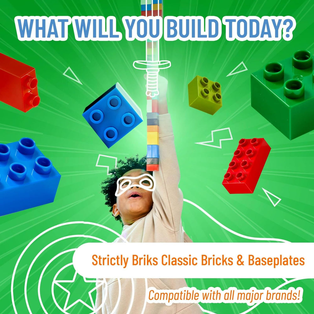 Strictly Briks rainbow baseplates make a perfect kids Easter gift.