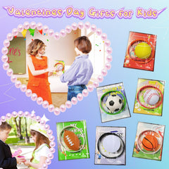 Strolfay sport-themed card and bracelet combo in use