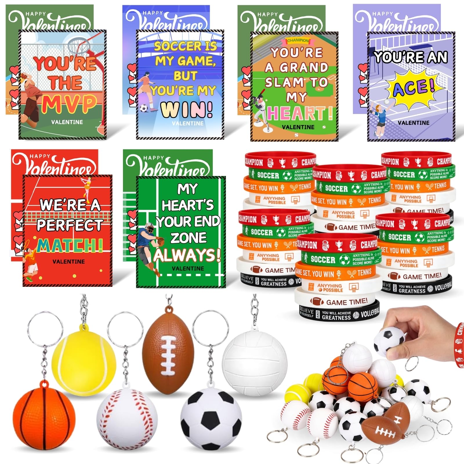 Strolfay sports valentines cards designs for easy classroom gifting