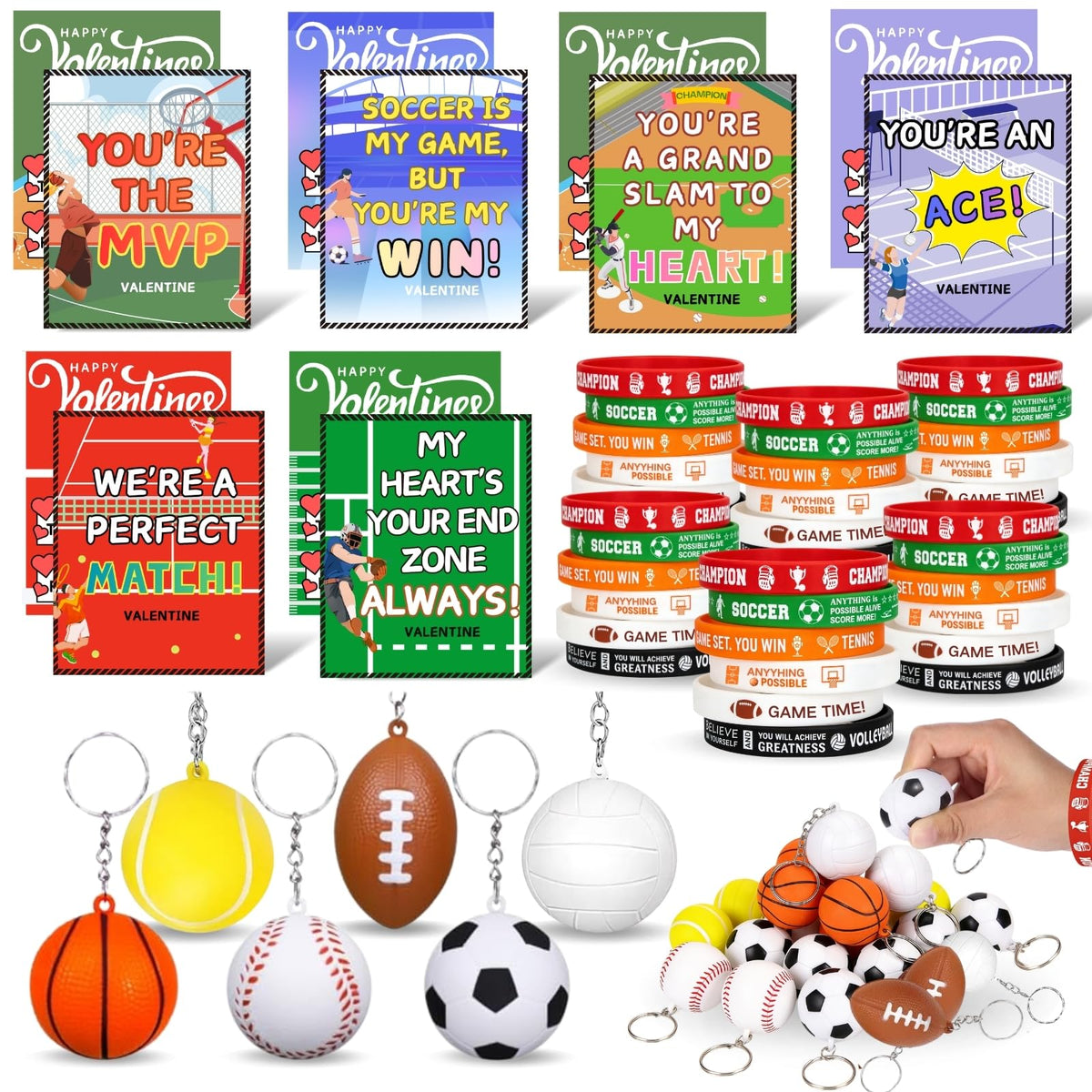 Strolfay sports valentines cards designs for easy classroom gifting