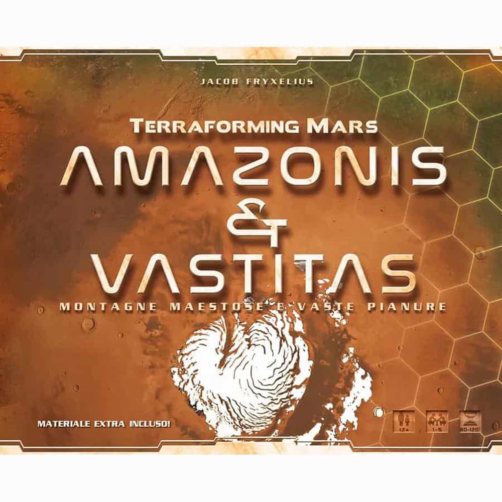 Stronghold Amazonis & Vastitas map showcasing diverse Martian terrain for strategic play
