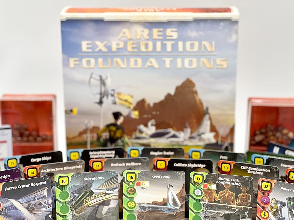 Stronghold Ares Expedition Foundations phase cards guide turn flow