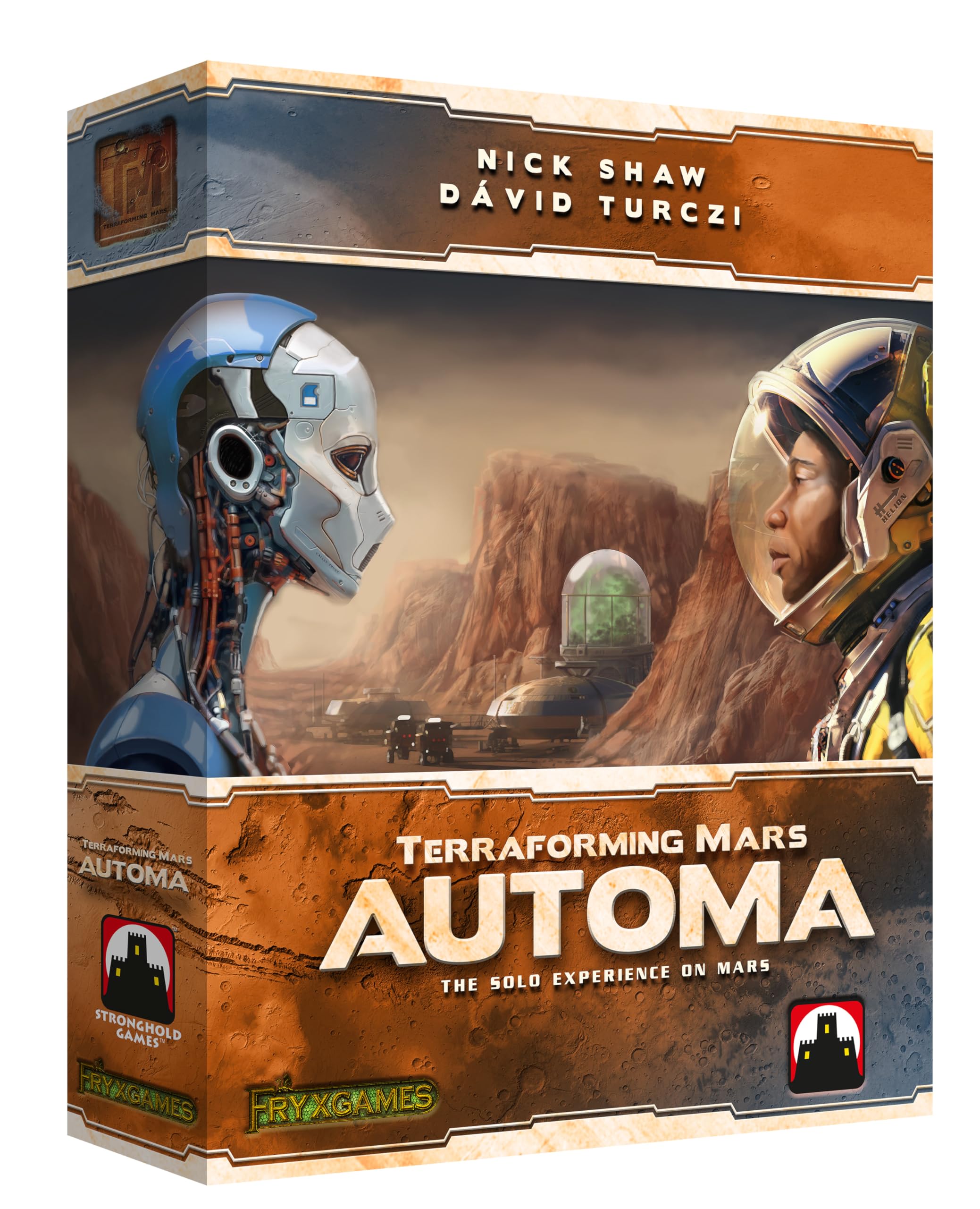 Stronghold Games Terraforming Mars Automa solo-play enhancement with adaptive AI for varied games.