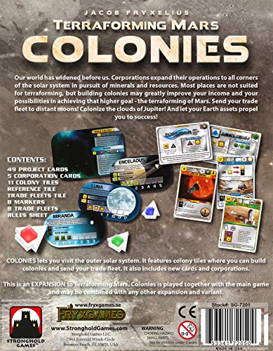 Stronghold Games Terraforming Mars: Colonies board layout—clear setup guide for smooth game flow.