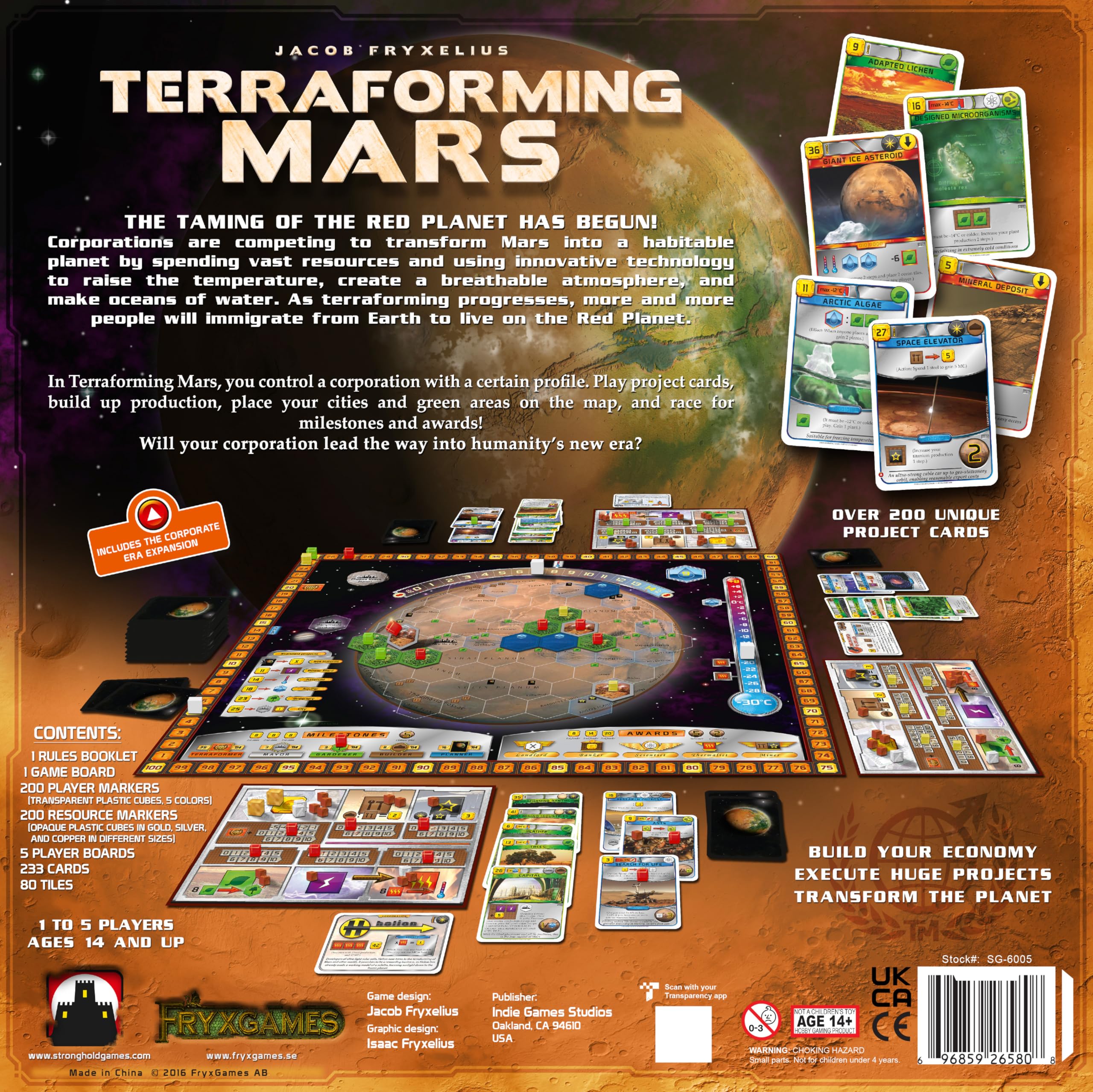 Stronghold Games Terraforming Mars resource tracks guiding production decisions