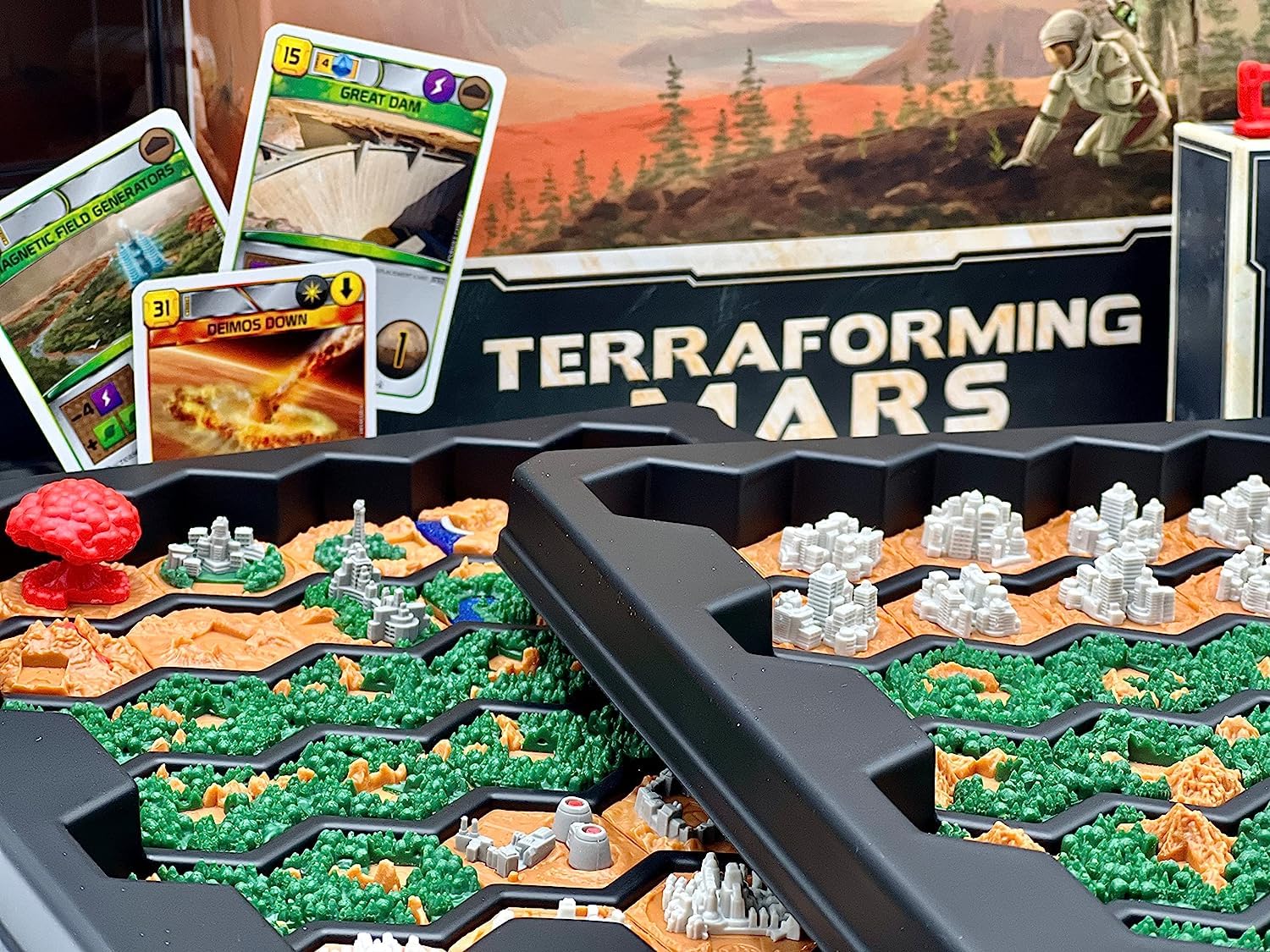 Terraforming Mars Big Box card dividers by Stronghold Games simplify card management