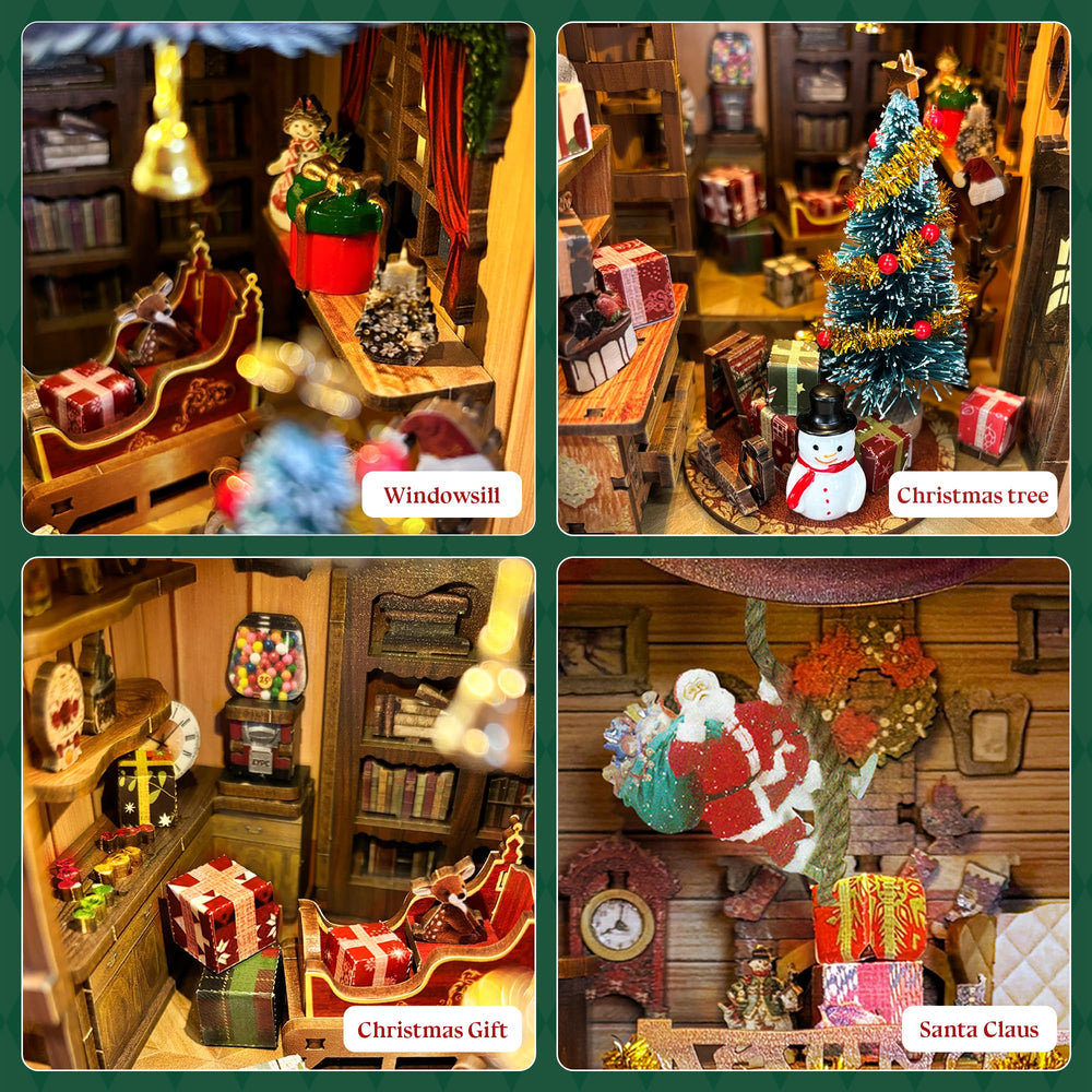 Strucwood Jingle Cabin detailed gifts and cabins add depth