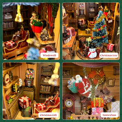 Strucwood Jingle Cabin detailed gifts and cabins add depth