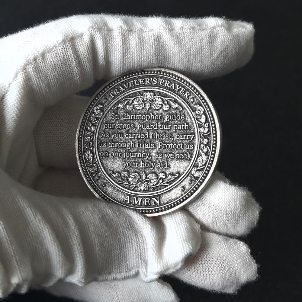 Strugglejewelry clear coin case protecting the keepsake while traveling.