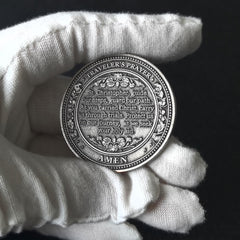 Strugglejewelry clear coin case protecting the keepsake while traveling.