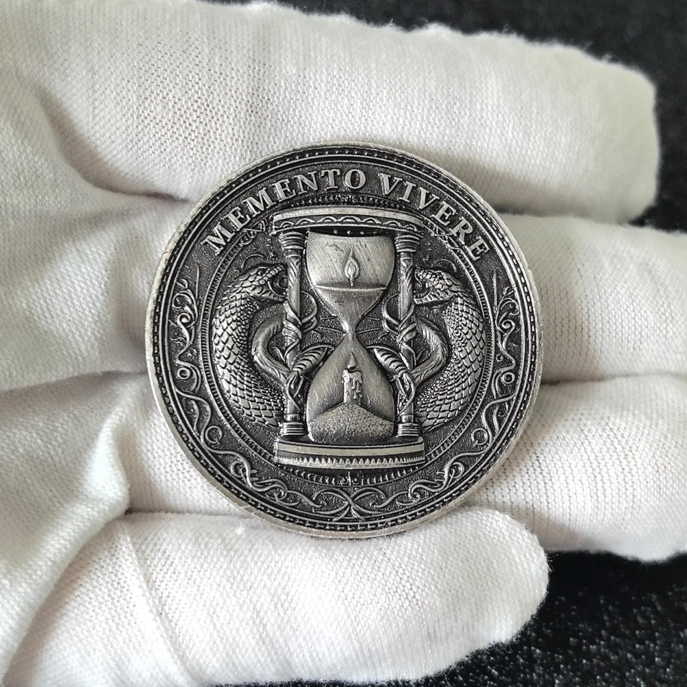 High-relief craftsmanship emphasizes intricate engravings for a premium look.