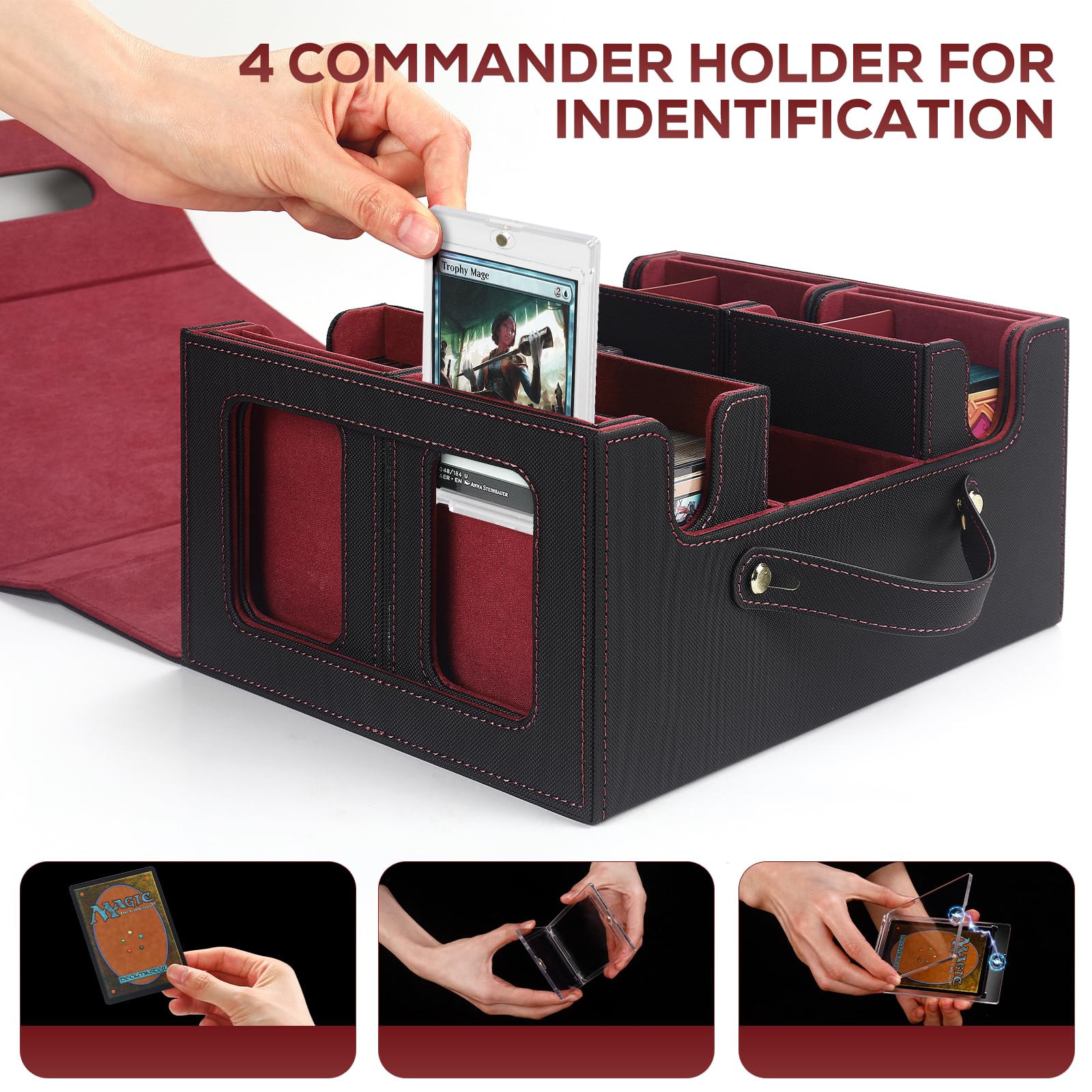 STTRBOX includes dividers and stoppers for tidy, stable decks