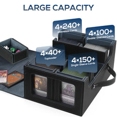 STTRBOX premium faux leather deck box with durable exterior.