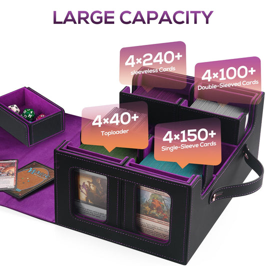 STTRBOX removable decks boxes enabling flexible tournament setup