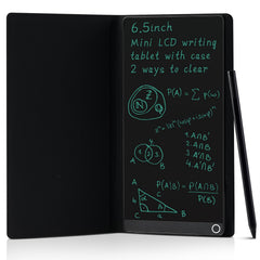 STTSWT LCD writing tablet in leather case for on-the-go notes.