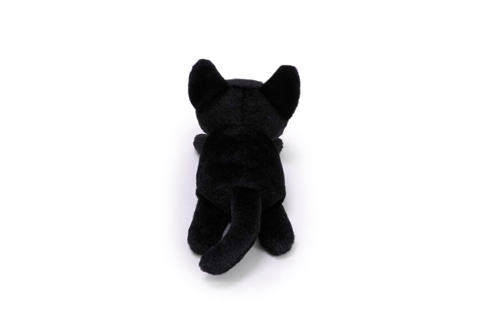 Close-up of fur detail on Jiji beanbag plush emphasizing plush feel