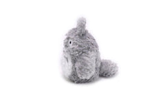 Studio Ghibli Totoro plush fur detail close-up showcases soft texture.