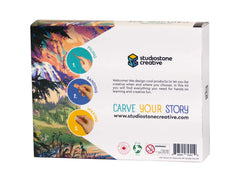 STUDIOSTONE CREATIVE wolf sculpture carving kit, sparks focus and creative expression