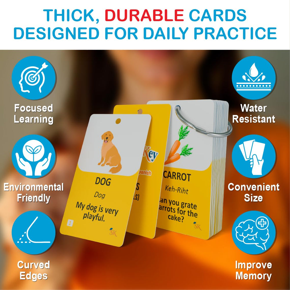 Study Key animals flashcards featuring colorful illustrations for daily practice