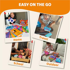 Study Key 73 double-sided cards provide versatile practice for home or daycare