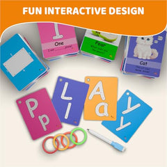 Study Key durable thick cardstock flash cards withstand daily toddler use