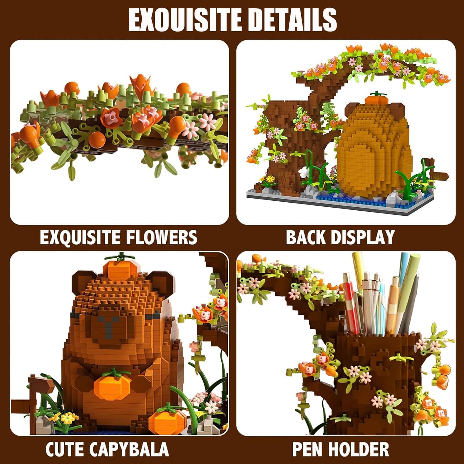 Gift packaging for the STUDYBOCKS capybara set, ideal for makers