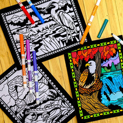 Stuff2Color 8x10 inch designs ideal for quick family projects.