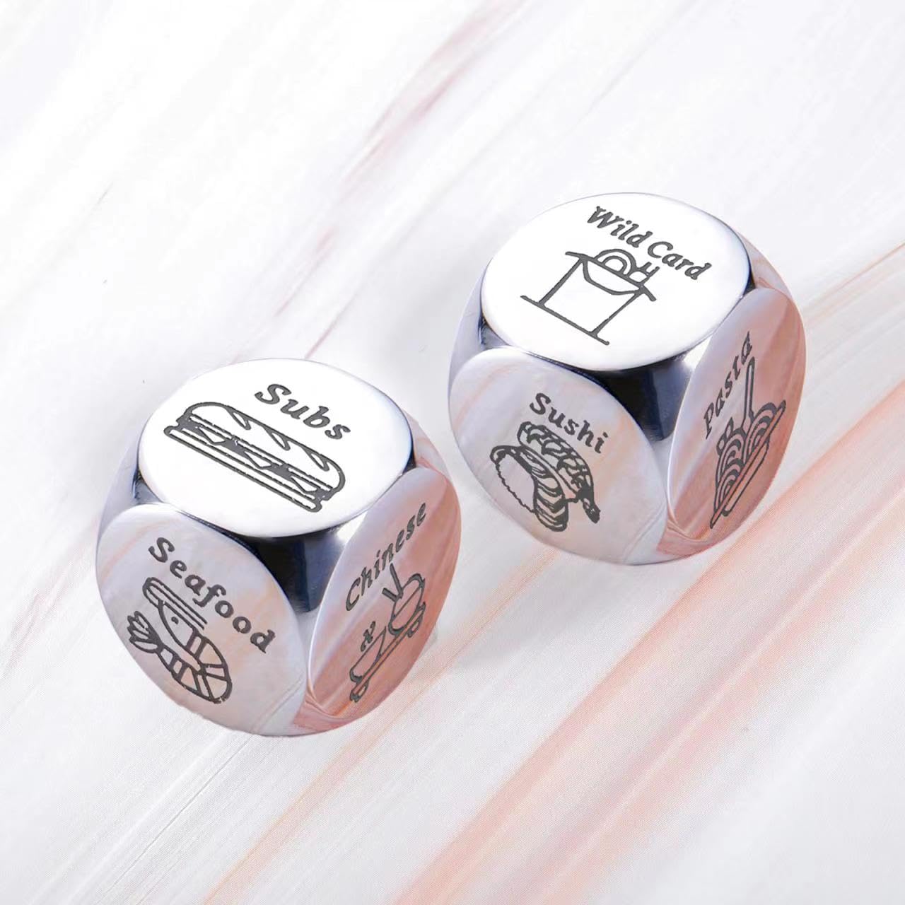 STUNFASSOO Food Decision Dice ideal for couple date nights