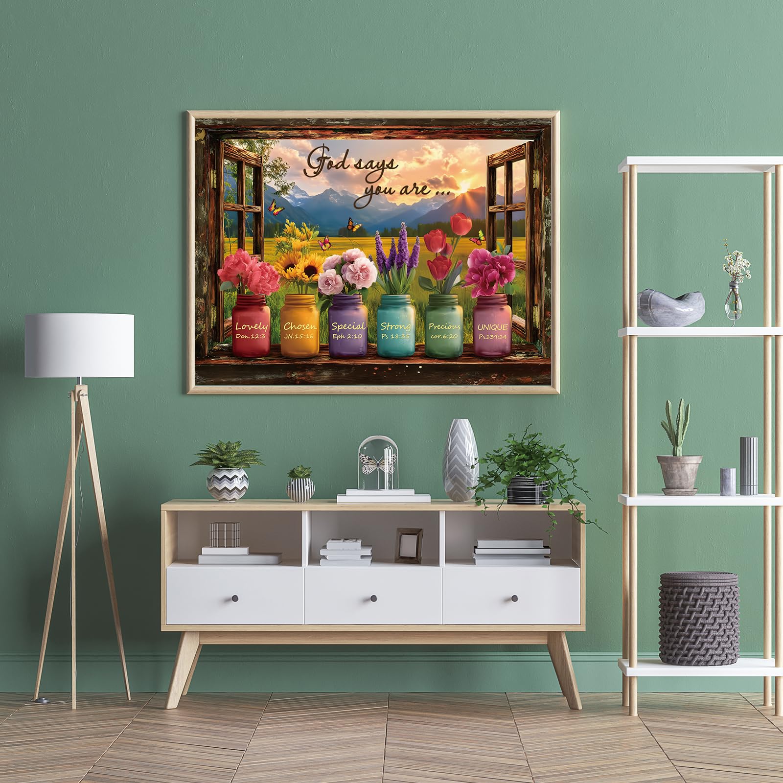 STYISHANG Wishful Window frames distant mountains, great for nature-inspired puzzle breaks.