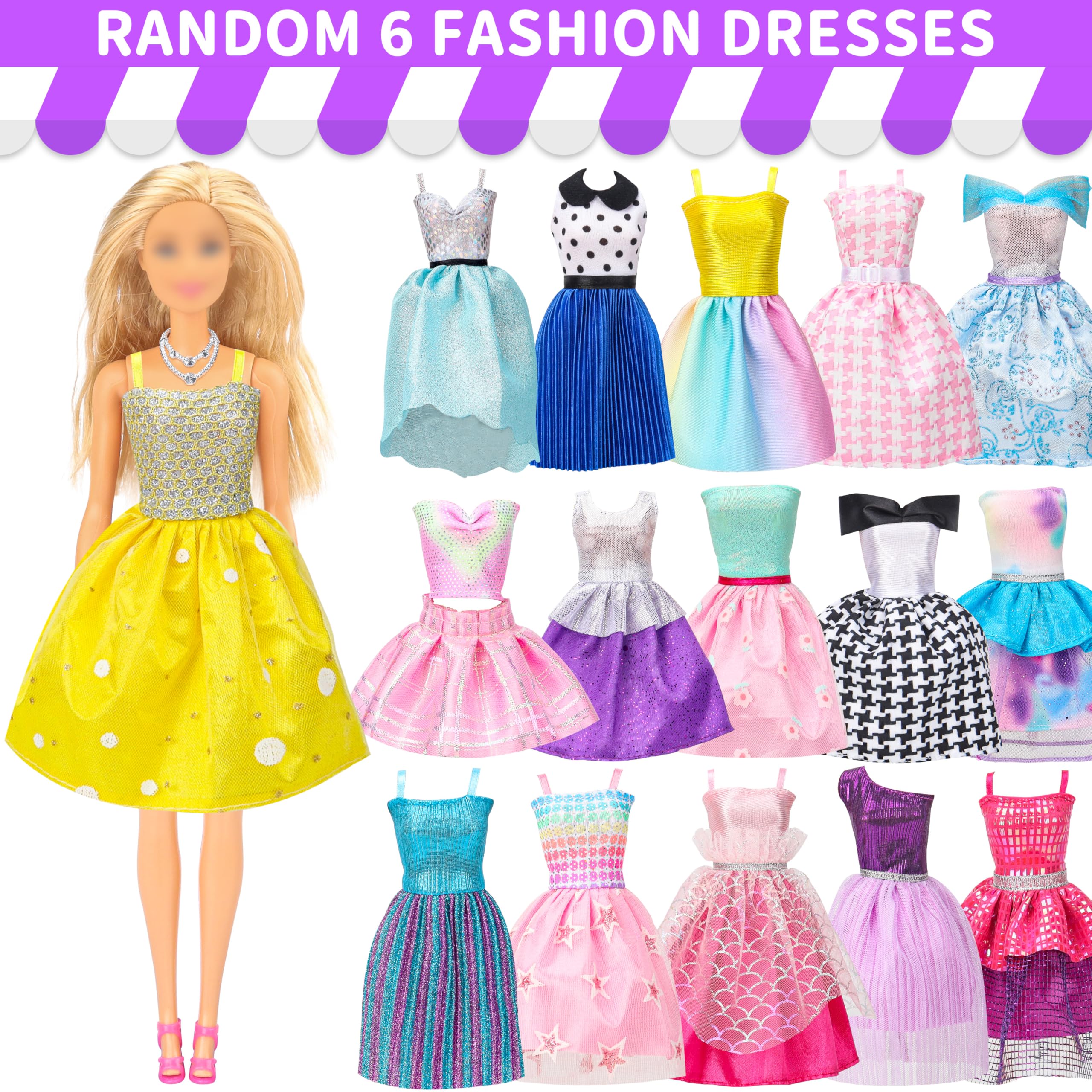 Style Shine casual outfits for dolls, everyday chic playtime options.