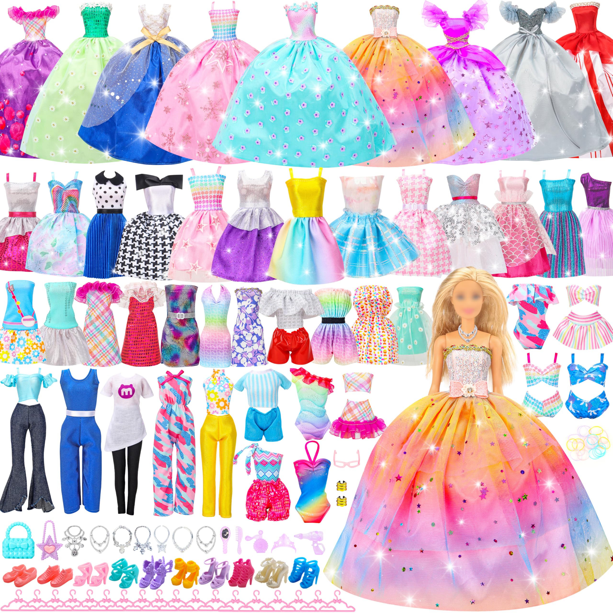 Style Shine doll wedding gowns for elegant pretend weddings