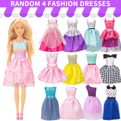 Style Shine fashion dresses expand your doll wardrobe with vibrant designs.