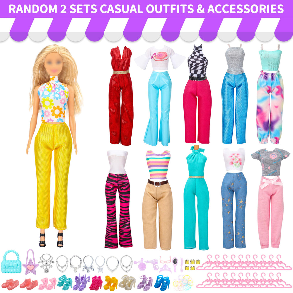 Style Shine swimsuits for sunny doll pretend-play adventures.