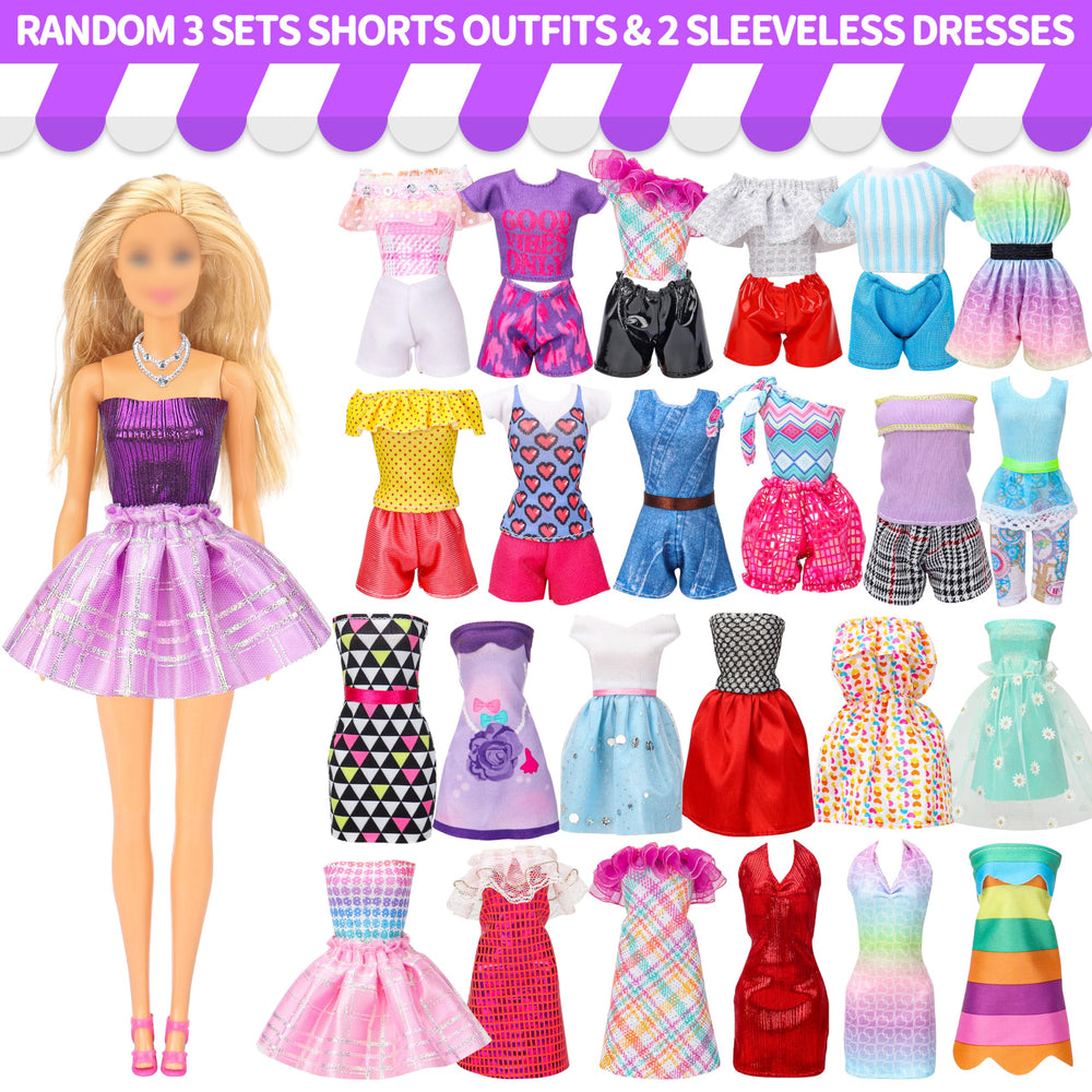 Style Shine swimsuits for dolls, quick dressing for sunny role-play.