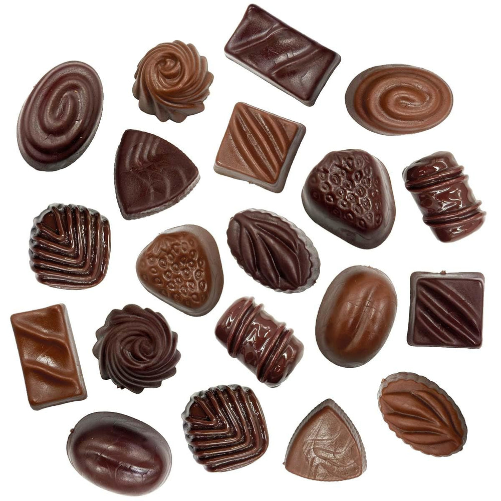 Suartus fake chocolate 20Pcs set, resin beads ideal for DIY crafts and home decor