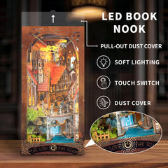 SUDOPOR 3D wooden puzzle with LED lighting creates magical illumination.