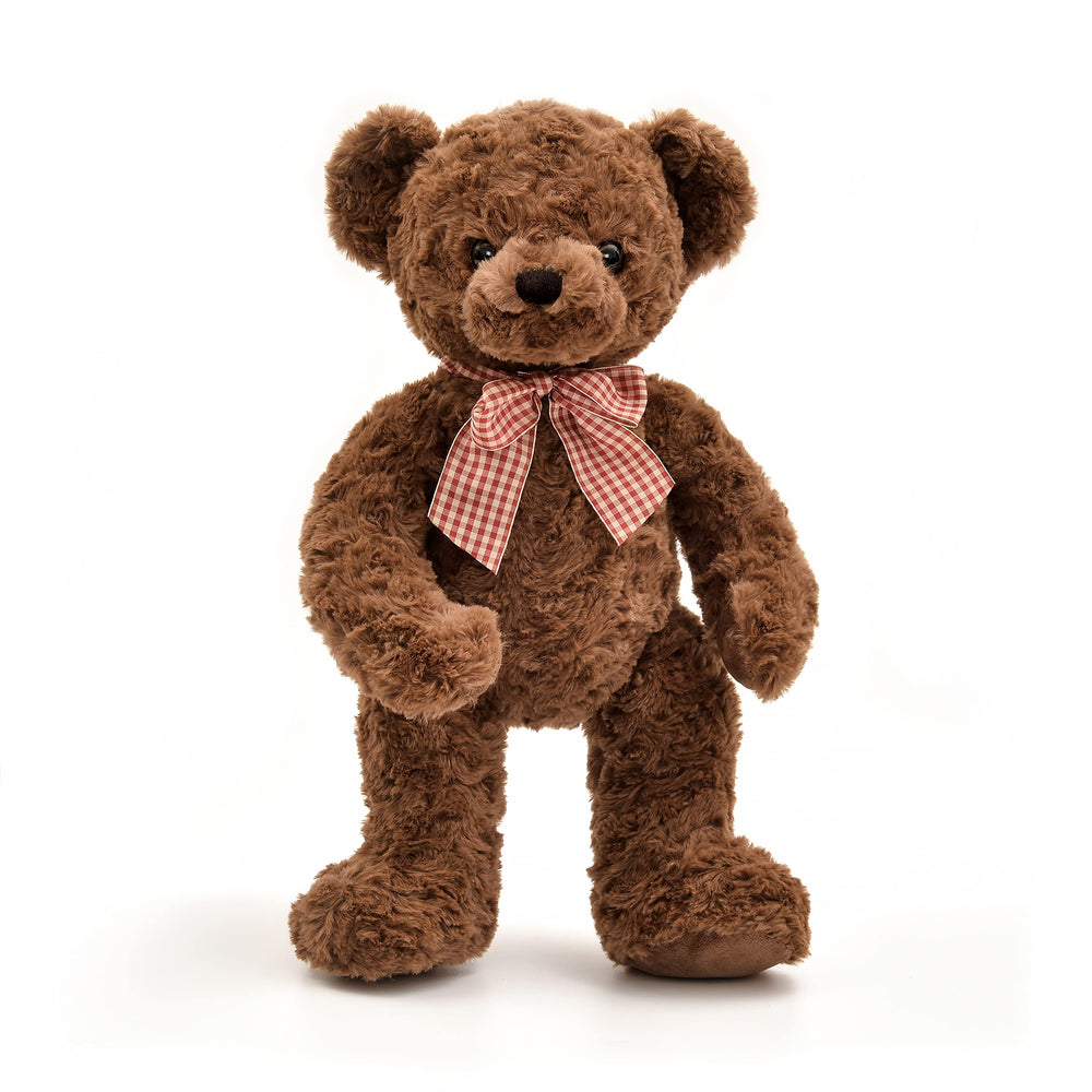 Ages 3+ Suepcuddly teddy bear for play and companionship.
