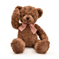 Gift-ready Suepcuddly teddy bear suitable for girls and kids.