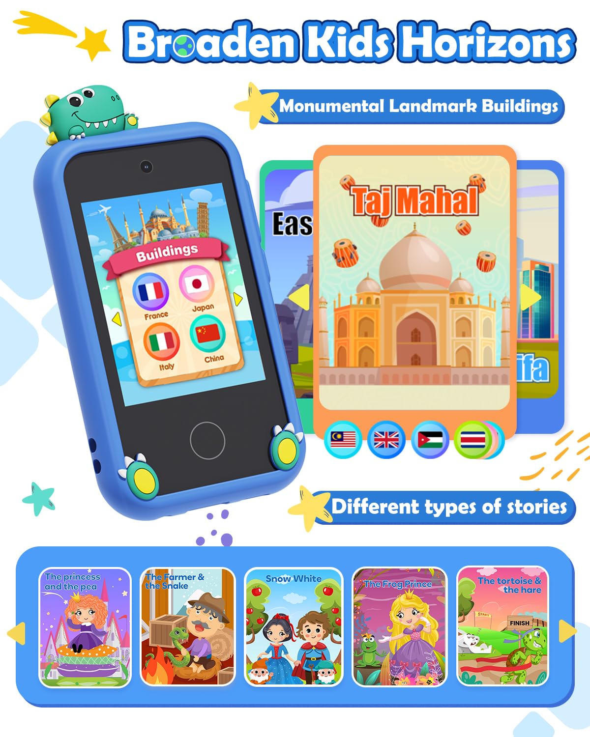 14 puzzle games and ABC learning support early thinking and recognition