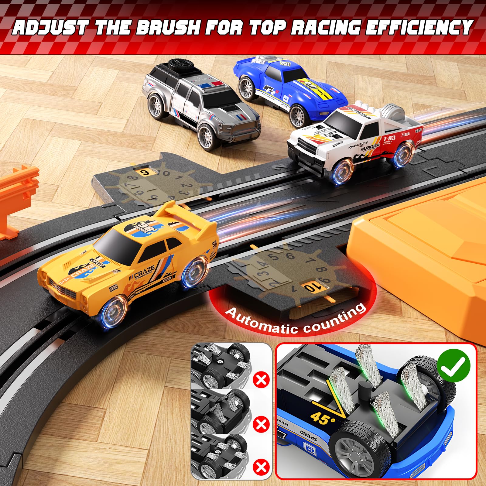 SUFICY led-overpass-bridge adds dramatic LED elevation during races.